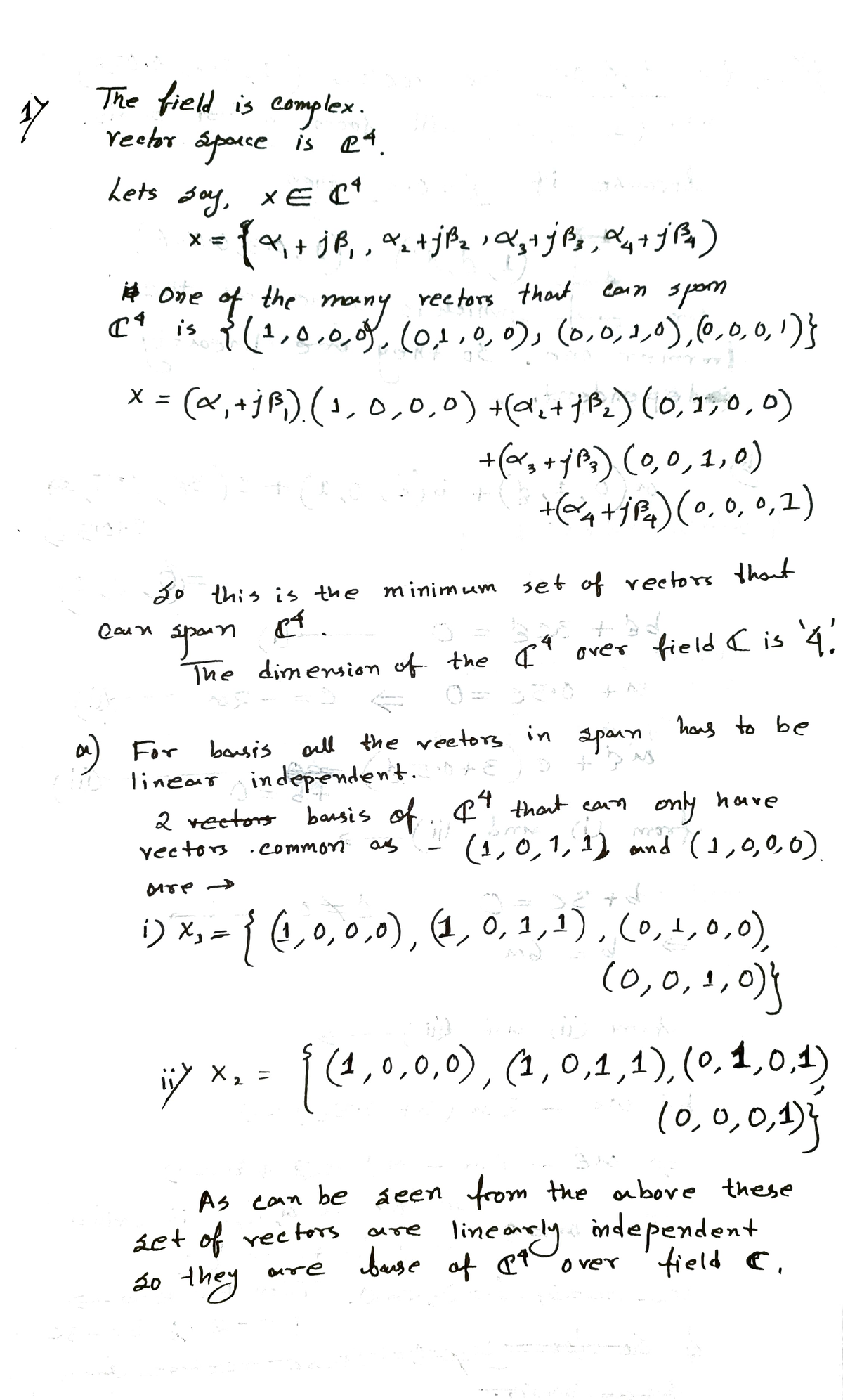 Assignment 1 Solution Supratim (some incorrect) - The ield is esmplex ...