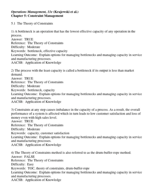 Strategic Management Test Bank Chapter 1 - Strategic Management And ...