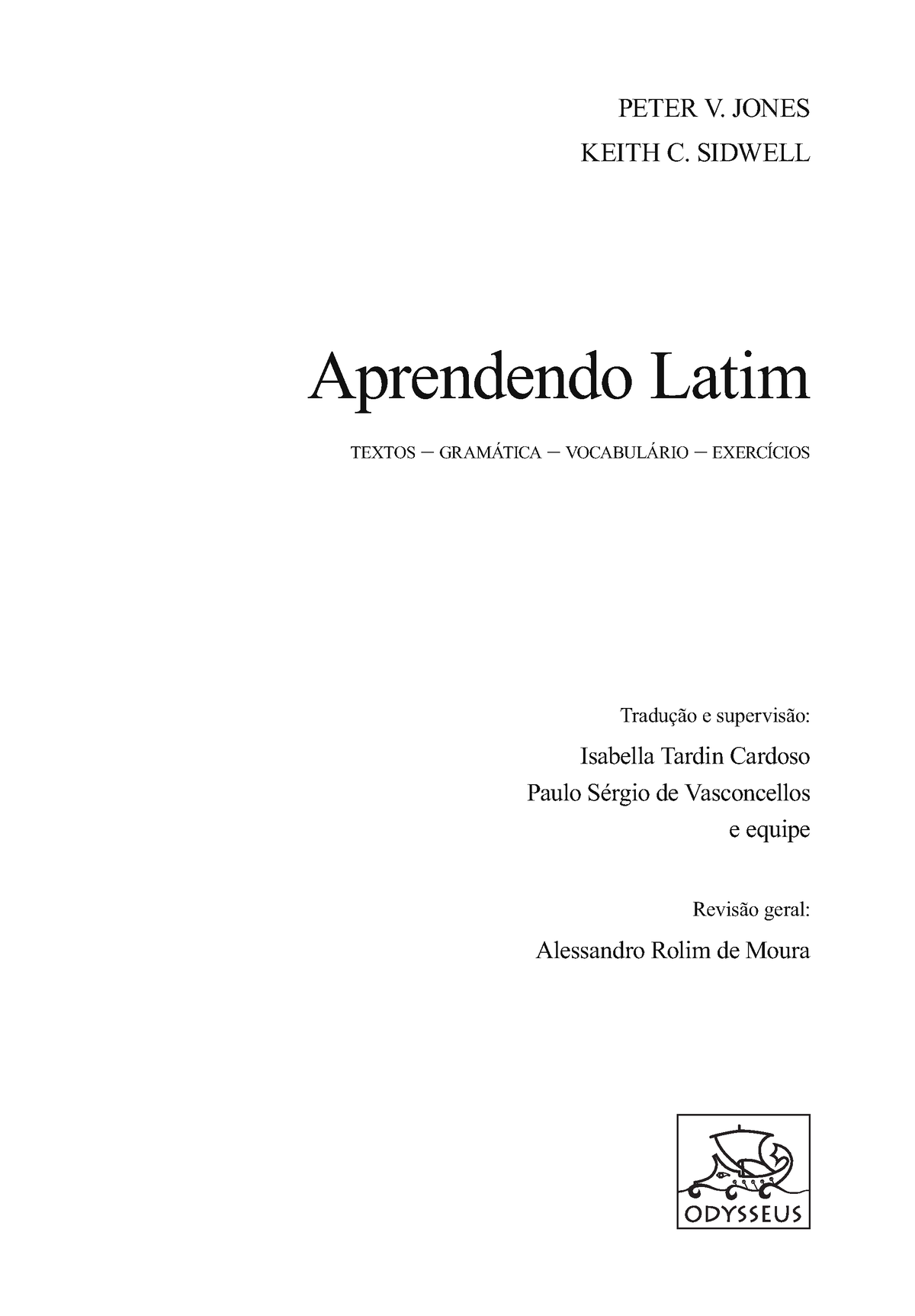 04. Aprendendo Latim Autor Peter V. Jones e Keith C. Sidwell