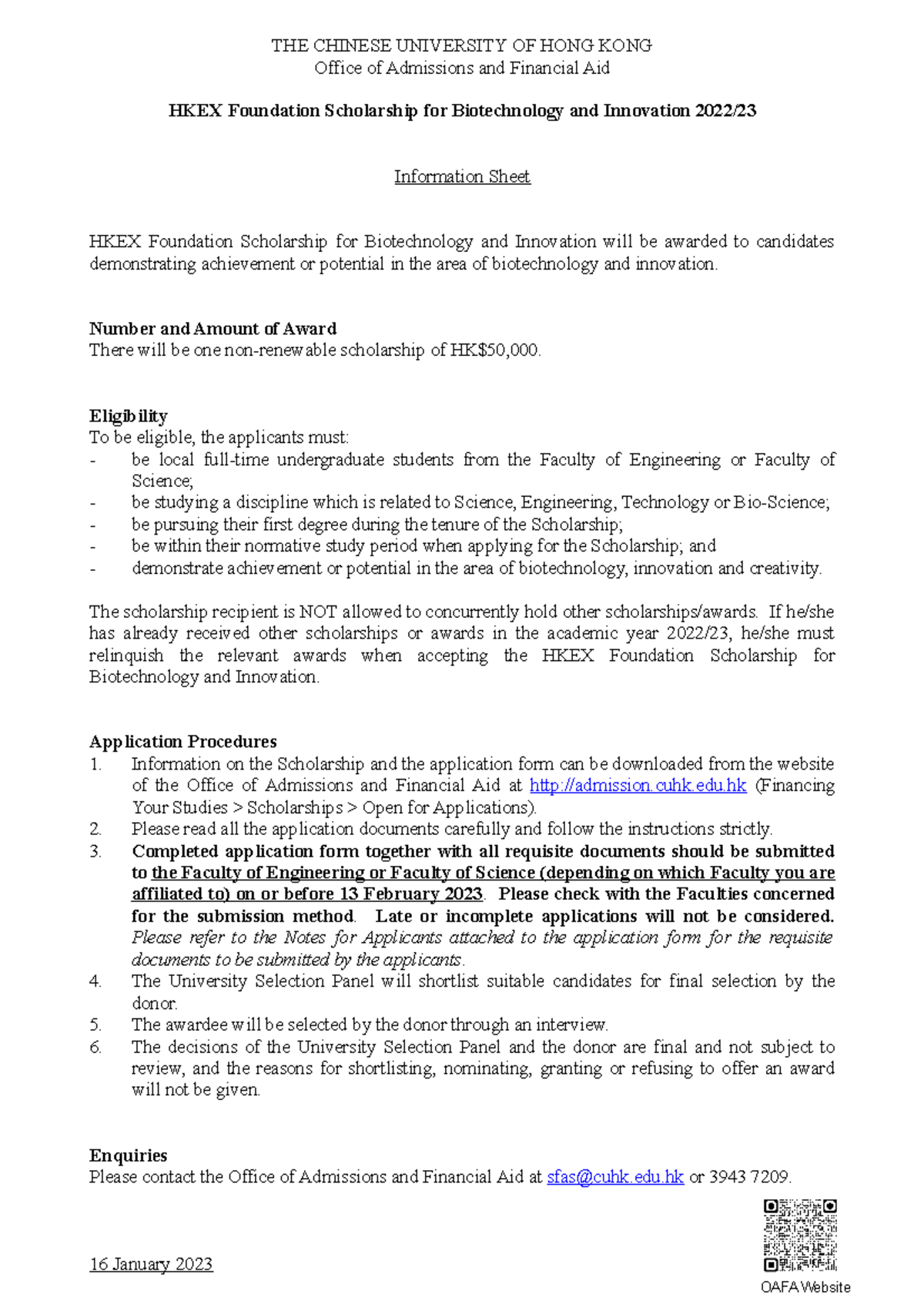 Hkexbiotech and innovationform2223 Office of Admissions and