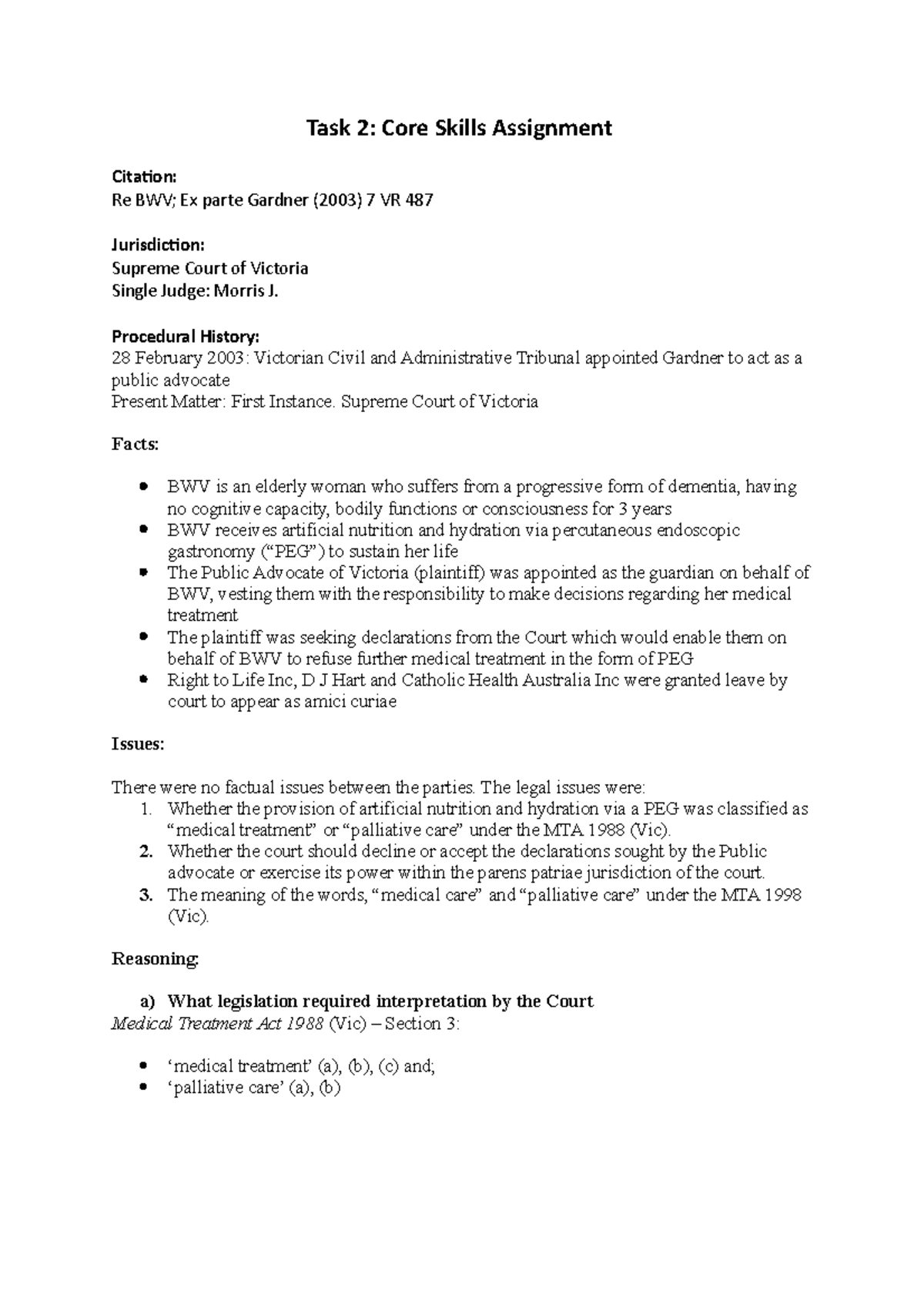 Task 2 - Core Skills Assignment - Task 2: Core Skills Assignment ...