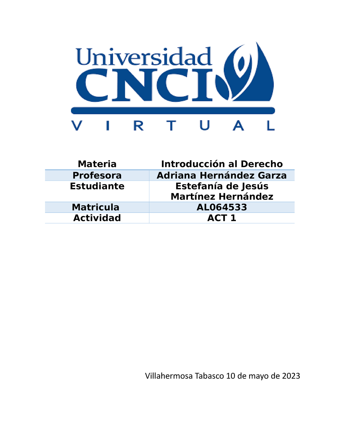 Actividad 1 Introduccion Al Derecho - Materia Introducción Al Derecho ...