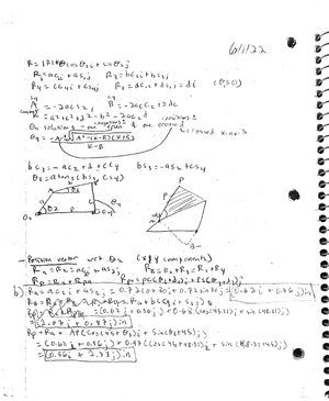 Kinematics 9 - Notes And Examples In Preparation For The Third Exam ...