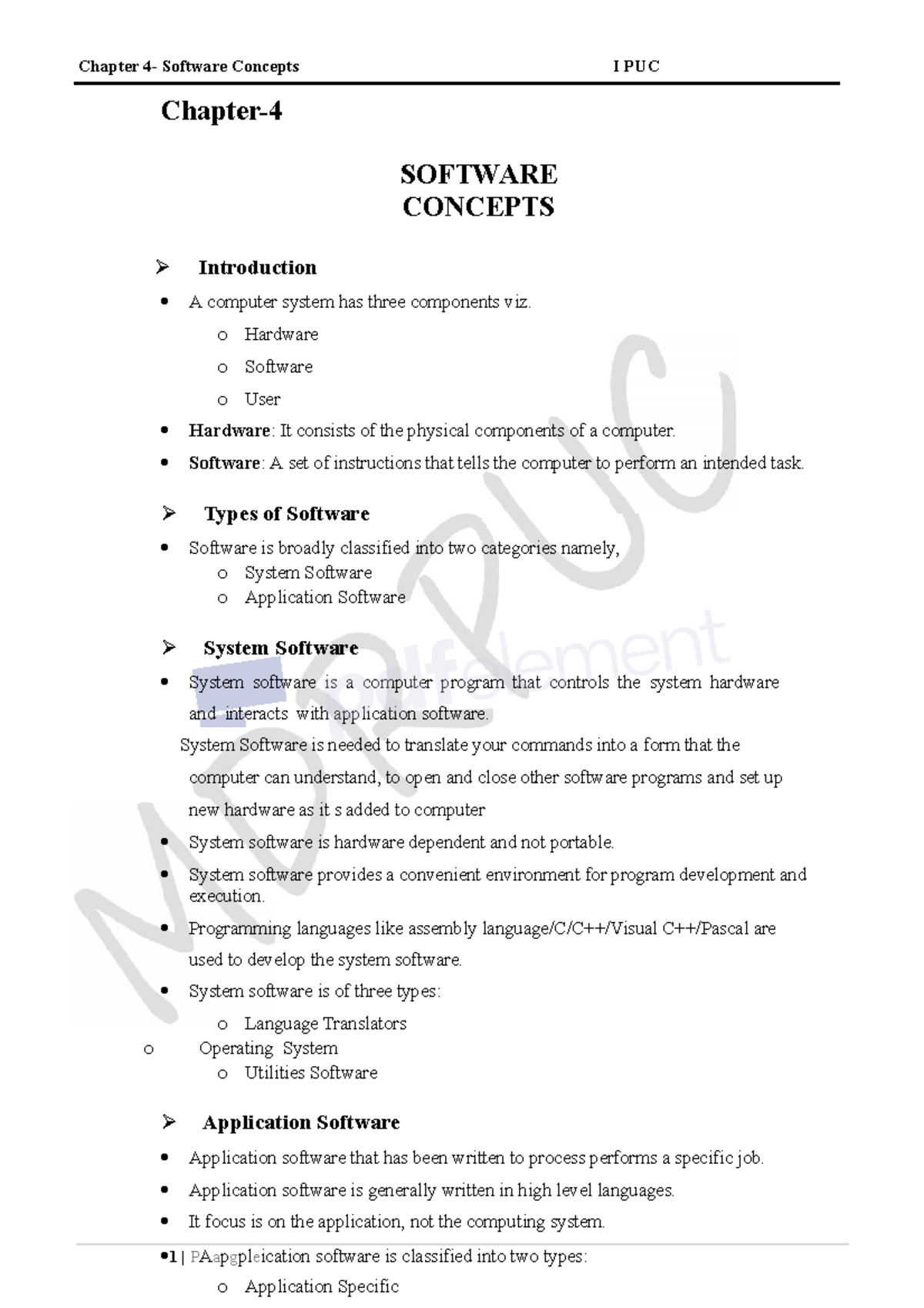 1111chapter -4 - Vaman kulkarni - Chapter 4- Software Concepts I PUC ...
