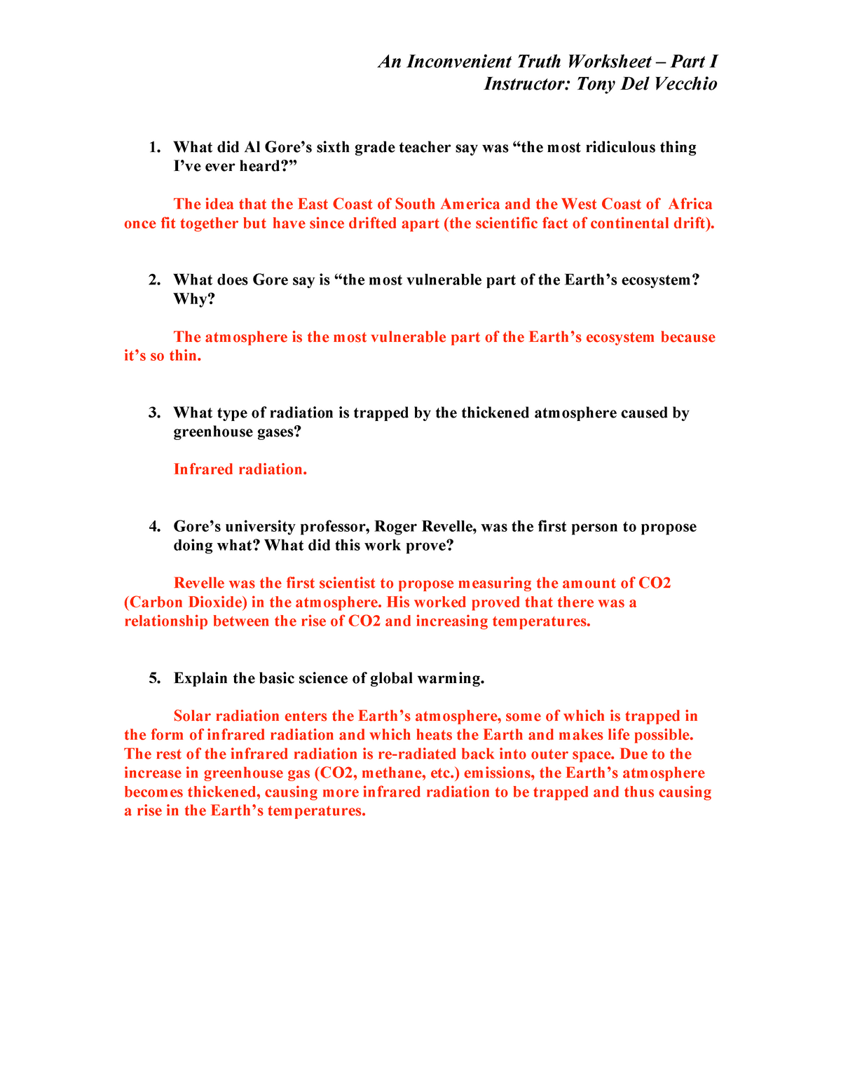 Ait worksheet answers part i - An Inconvenient Truth Worksheet Regarding Prufrock Analysis Worksheet Answers
