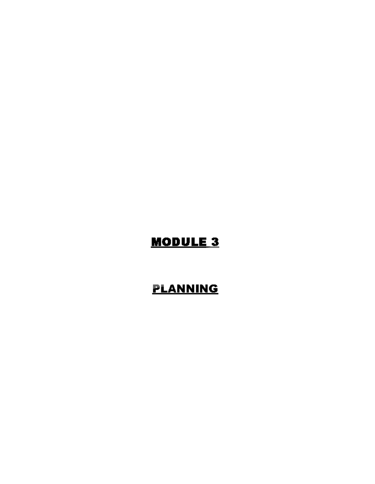 Principles Of Management Module 3 Module 3 Planning Chapter 1 Planning Function Planning Principles Of Management Module 3 Module 3 Planning Chapter 1 Planning Function Planning