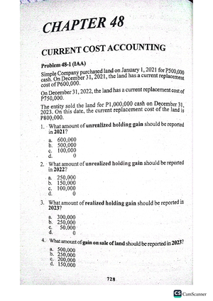 Solman In Intacc - Intermediate Accounting 3 - Studocu