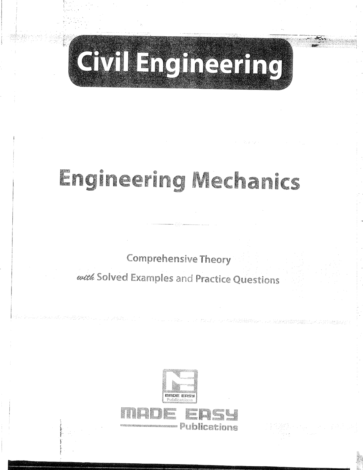 3. Engineering Mechanics - Studocu