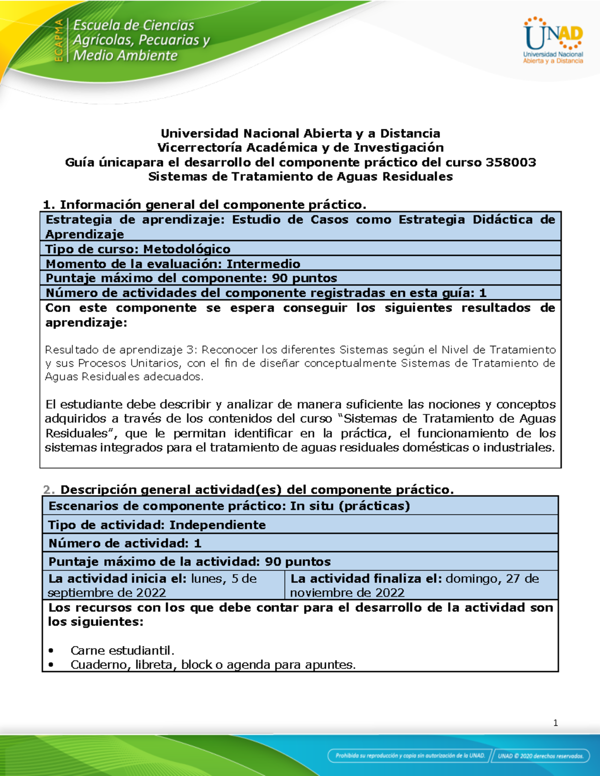 Guía Para El Desarrollo Del Componente Práctico Y Rúbrica De Evaluación ...