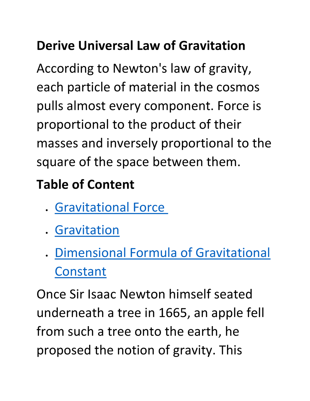 derive-universal-law-of-gravitation-derive-universal-law-of