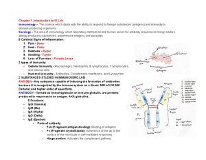 Crash Course Notes Med Tech - Immunology Serology - Studocu