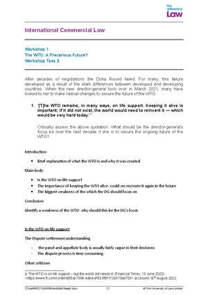 ICL Workshop task 01 student guide - International Commercial Law ...