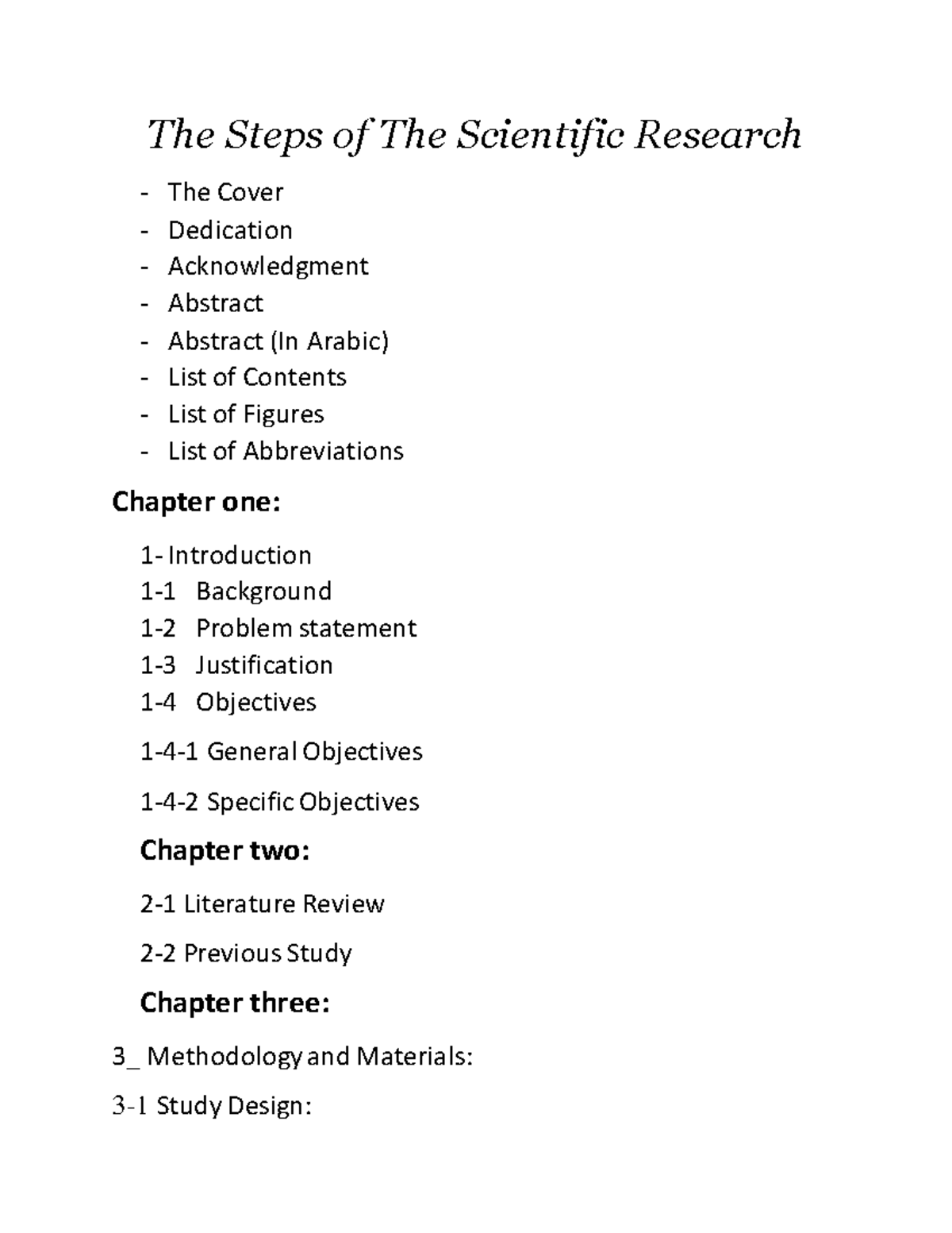 The Steps of The Scientific Research - Studocu