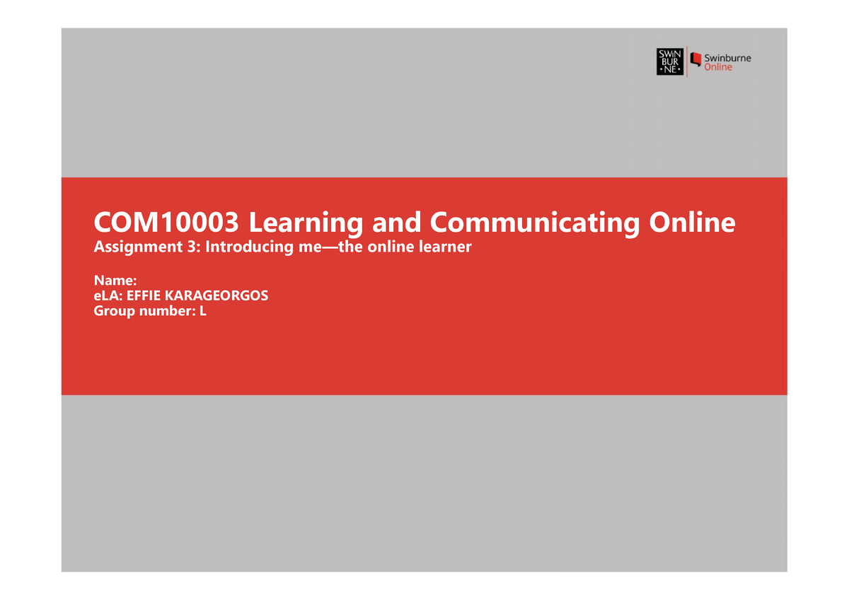 com10003 learning and communicating online assignment 3