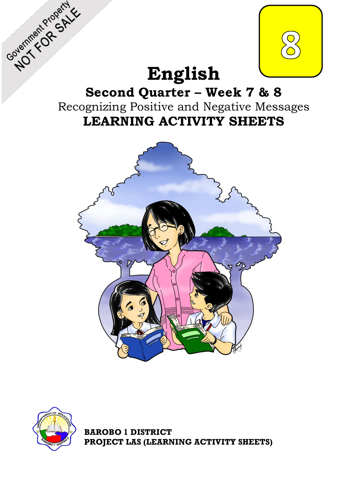 ENGLISH LAS For SECOND Quarter Week 7 8 English Second Quarter Week 