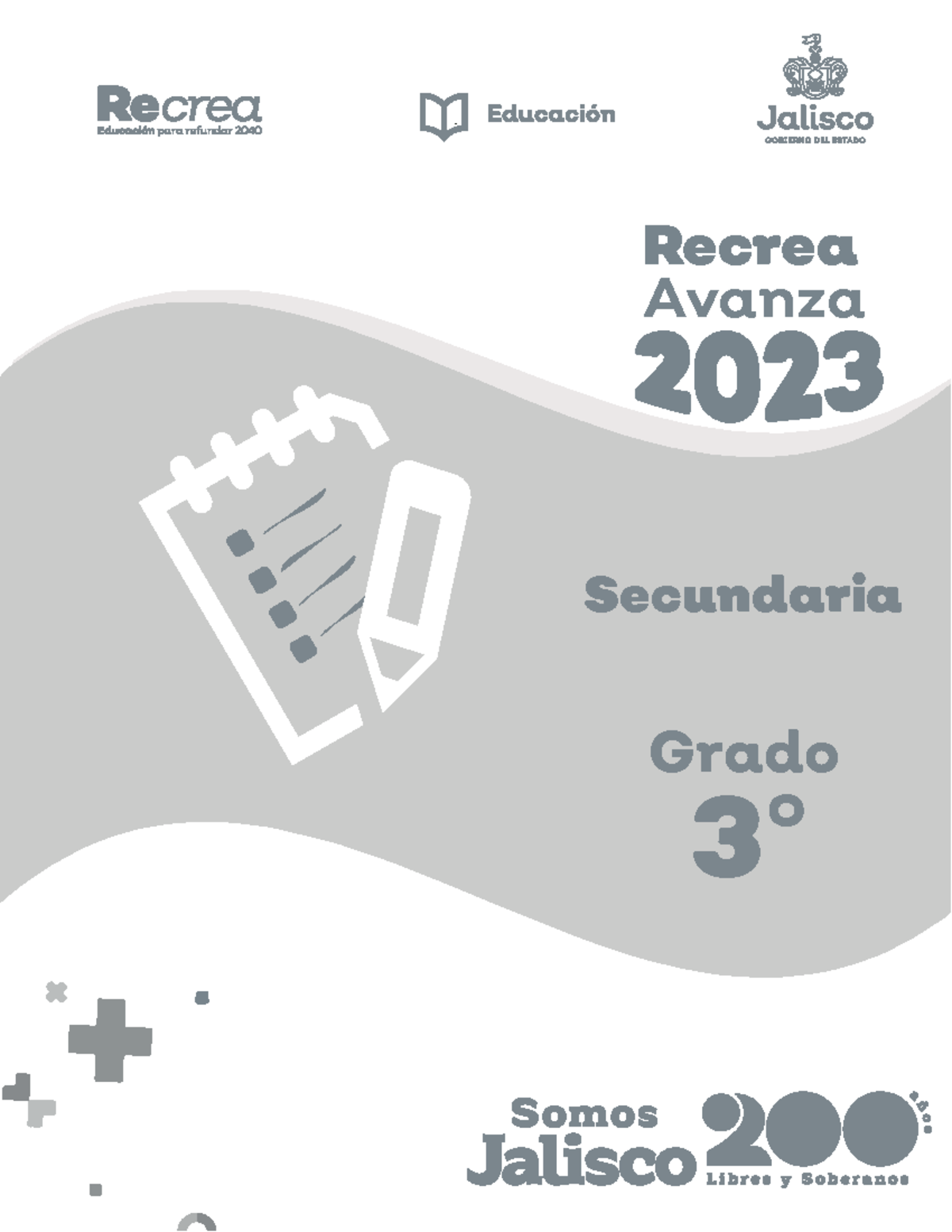 Cuadernillo Recrea 2023 Terceros - Grado 3 ° Secundaria Recrea Avanza ...