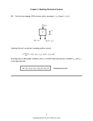 Ch02 - System dynamics and control chapter 2 solutions