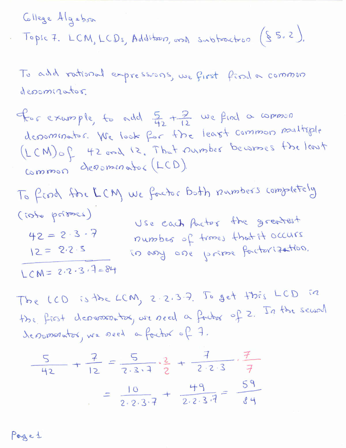 Lecture 07 - MATH 1021 - Studocu