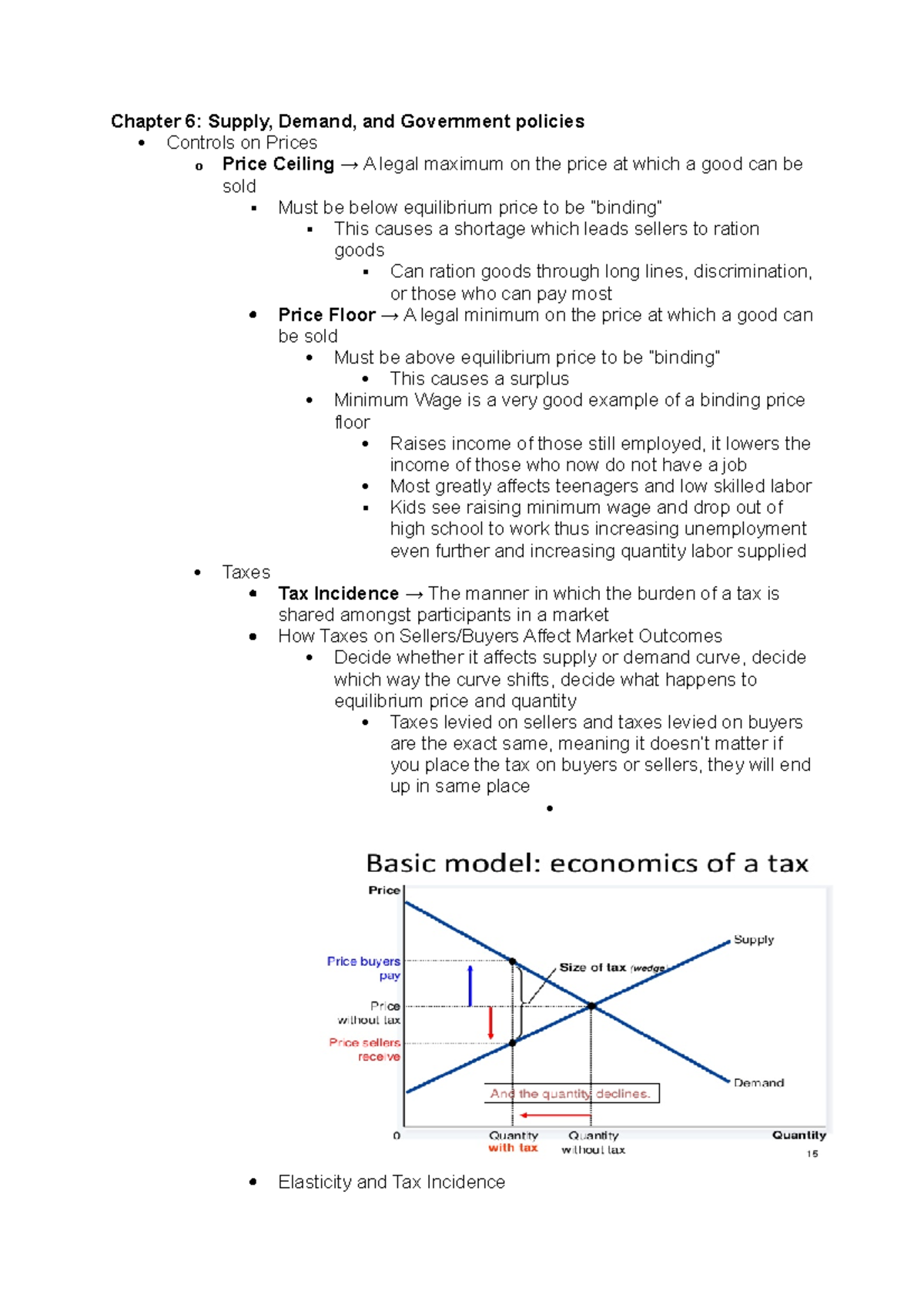 Chapters 6 To 8 - Chapter 6: Supply, Demand, And Government Policies ...