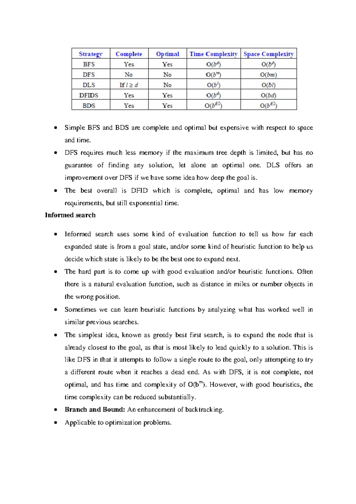 Artificial Intelligence-8 - Simple BFS and BDS are complete and optimal ...