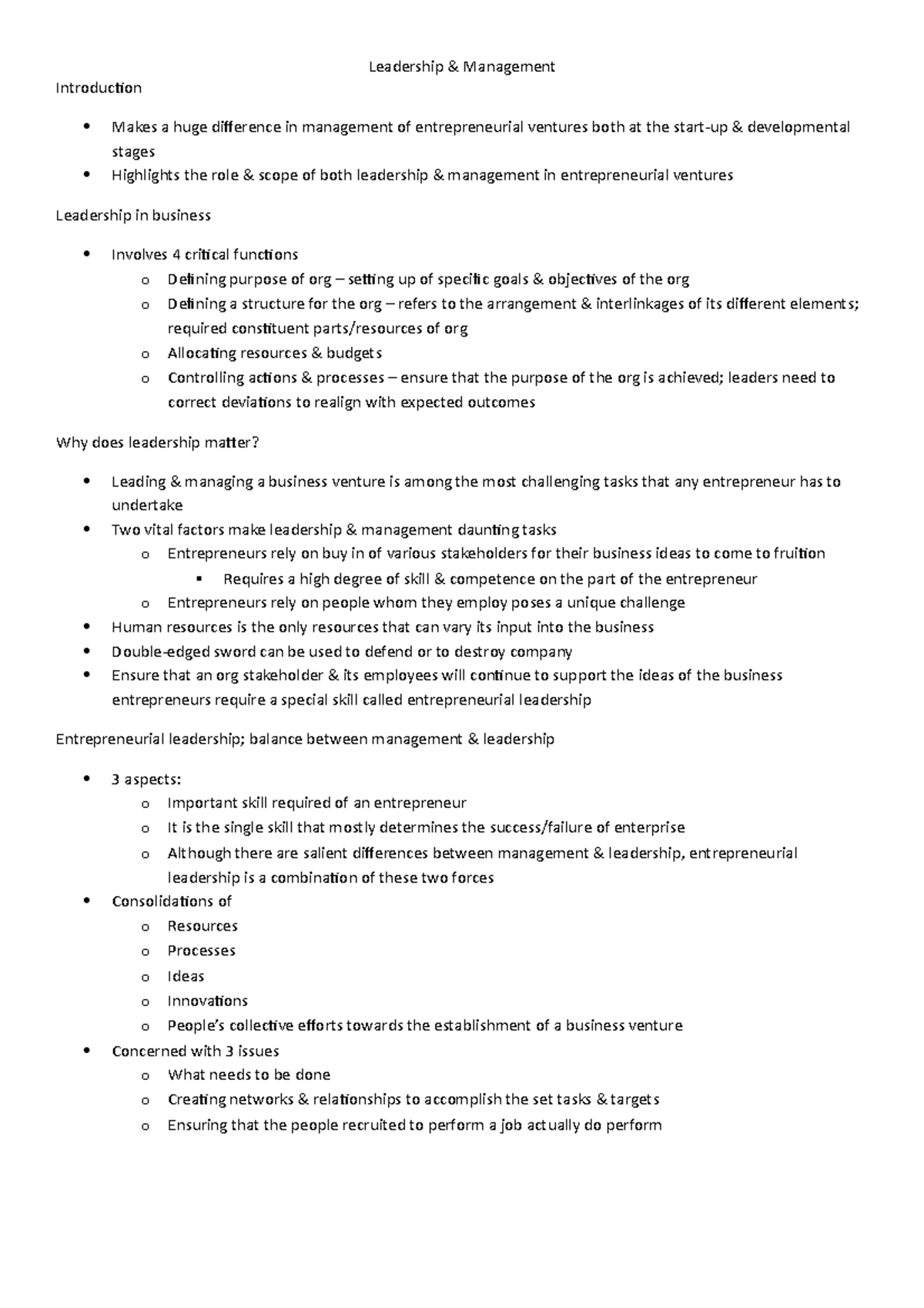 Chapter 5 - Leadership Management Introduction Makes A Huge Difference ...