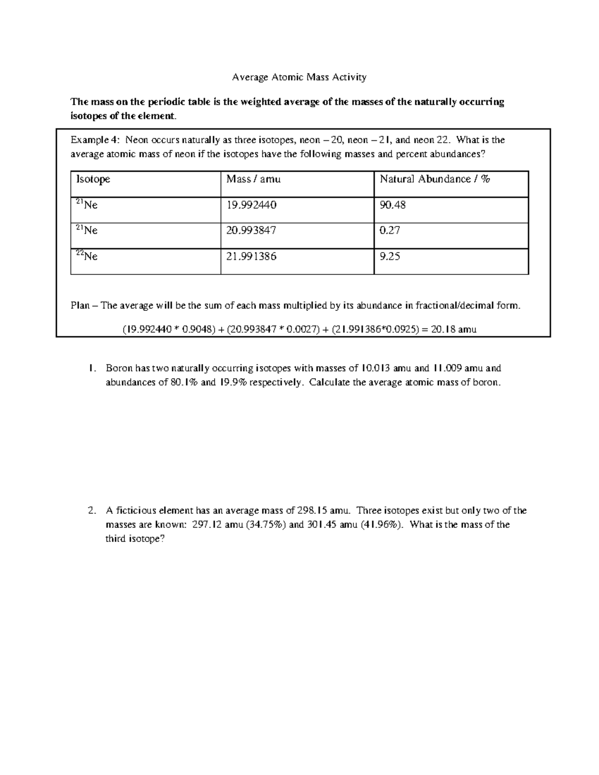 2-c-average-atomic-mass-average-atomic-mass-activity-the-mass-on-the