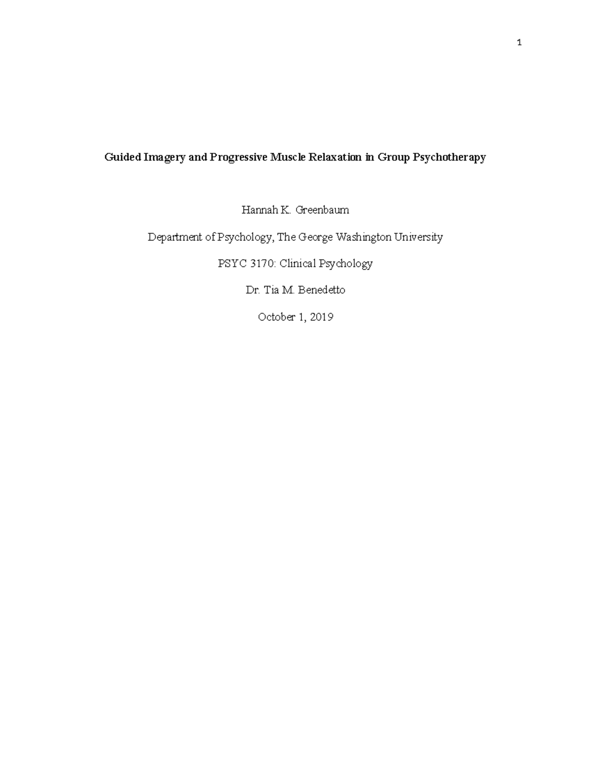 Example student-paper-annotated - Guided Imagery and Progressive Muscle ...