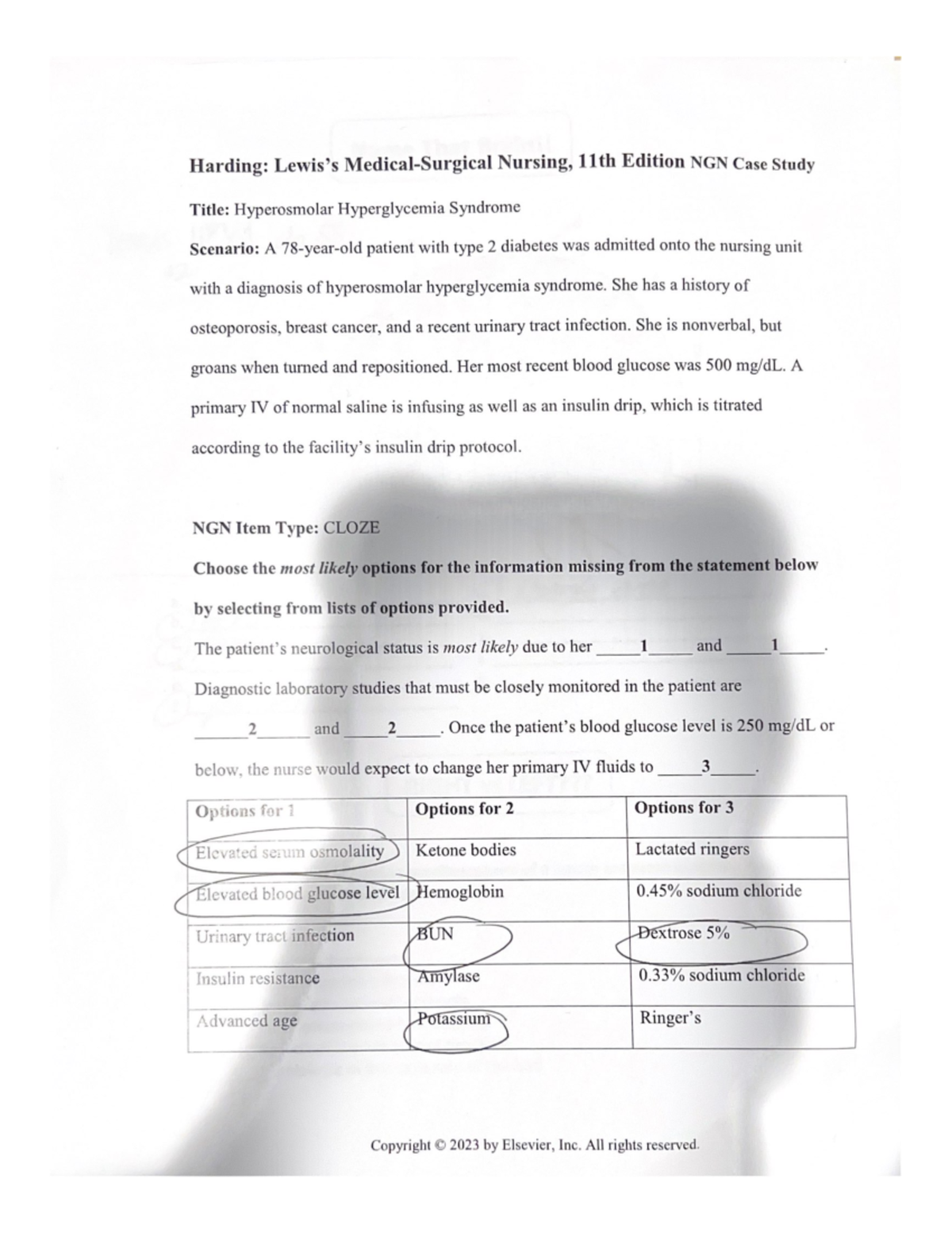 Harding Lewis's Medical-Surgical Nursing, 11th Edition NGN Case Study ...