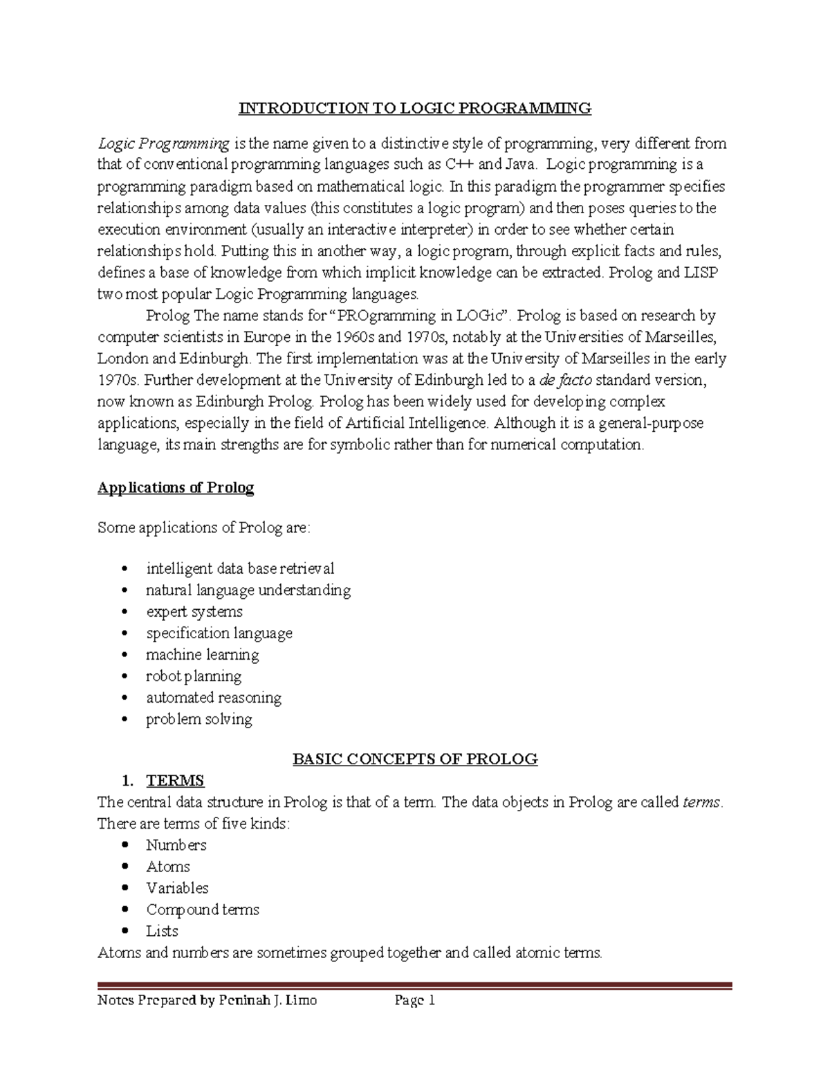Prolog-N1-VER3 - Hope you find these sources helpful - INTRODUCTION TO ...