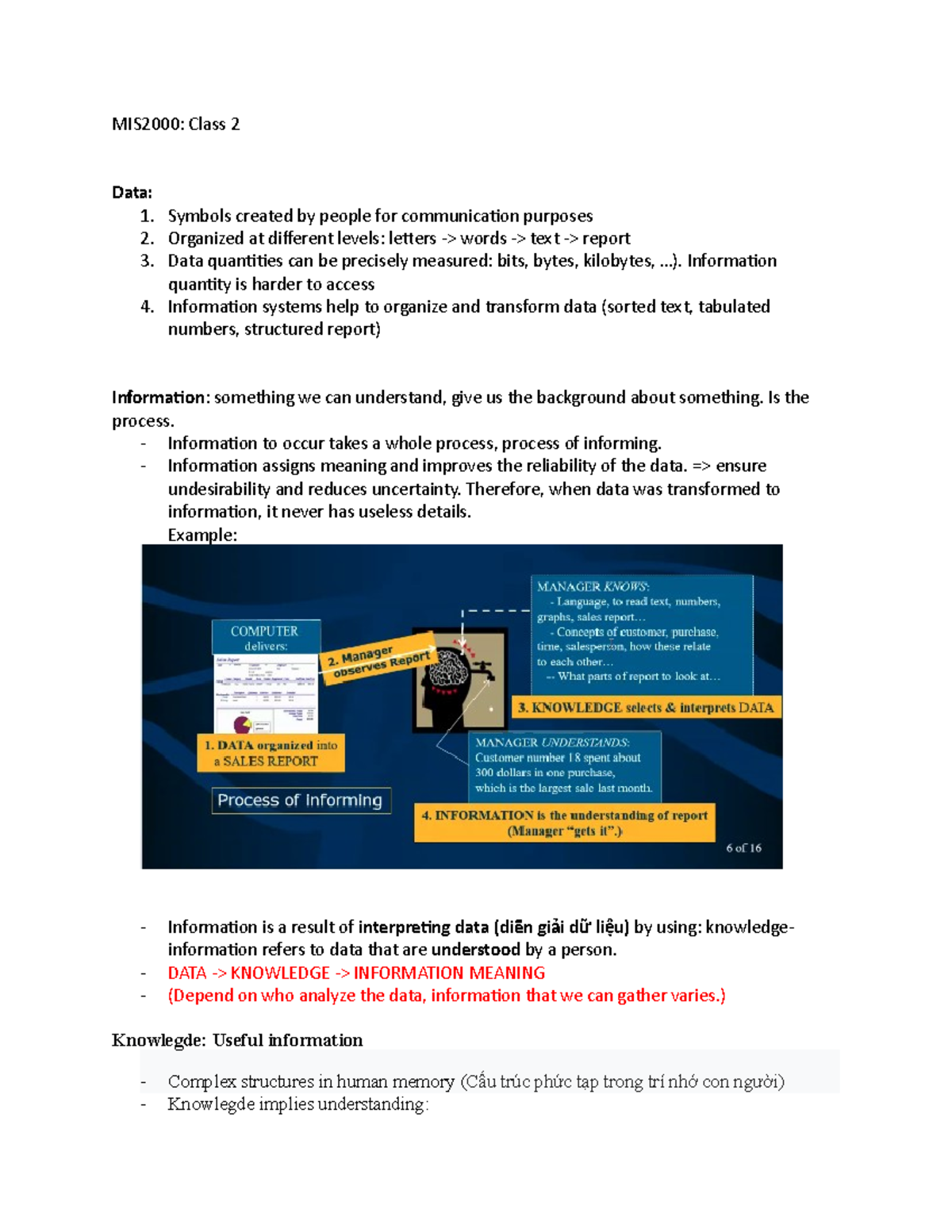 MIS2000 Class 2 Notes - MIS2000: Class 2 Data: 1. Symbols Created By ...