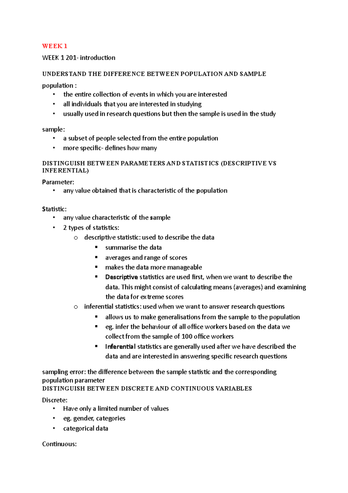Print 201 notes - full lecture note - WEEK 1 WEEK 1 201- introduction ...