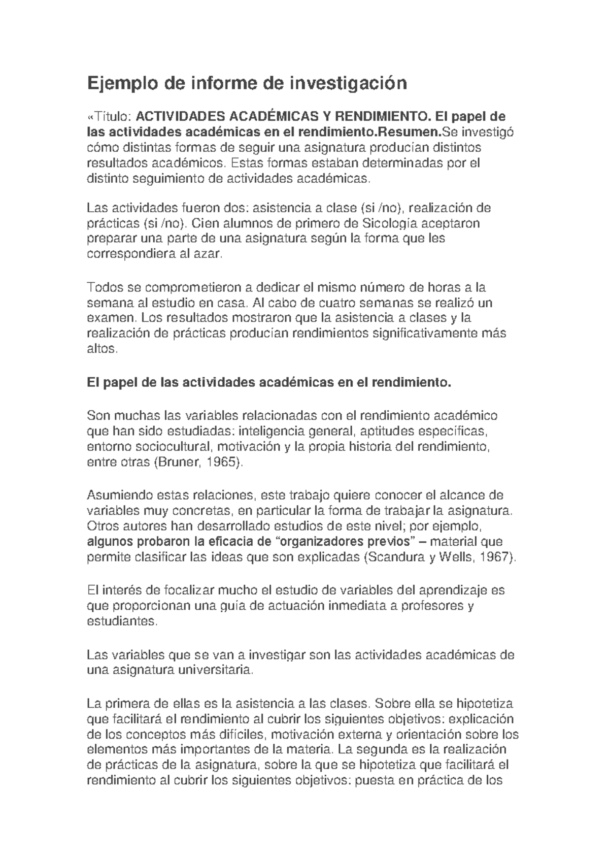 Ejemplo de informe de investigación - Ejemplo de informe de ...