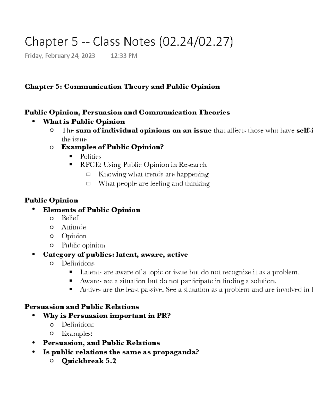 chapter-5-public-relations-chapter-5-communication-theory-and