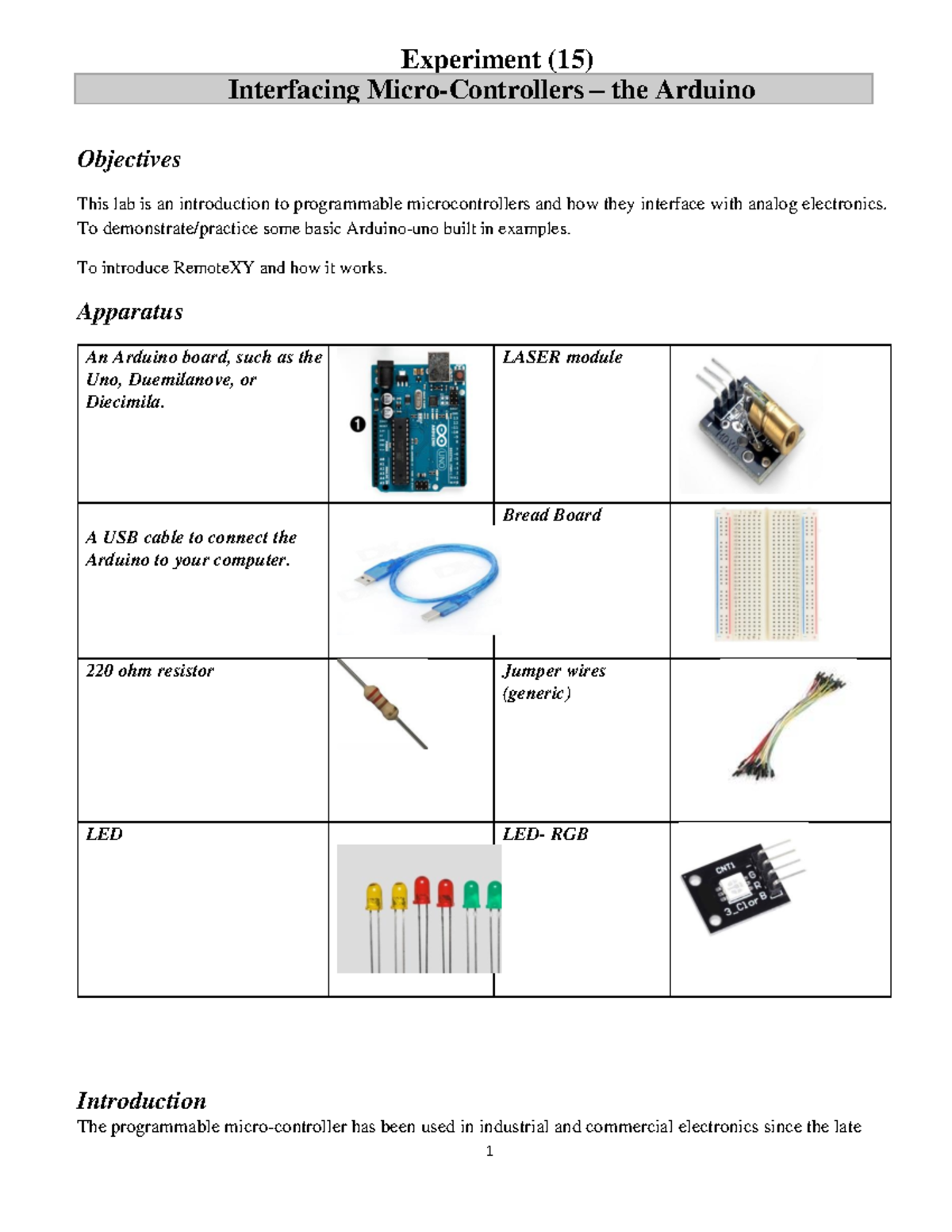 Arduino uno man - Experiment (15) Interfacing Micro-Controllers – the ...