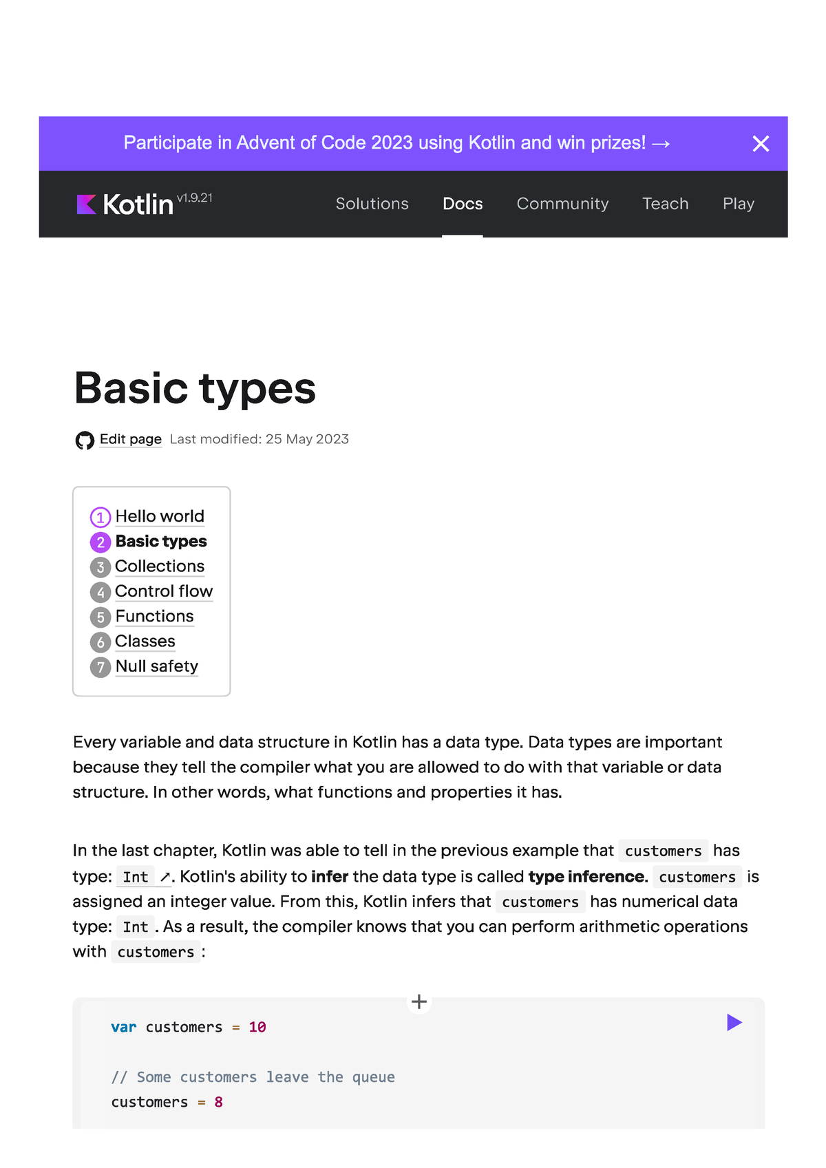 Basic Types - Kotlin Learning Resources - Computer Science - Studocu