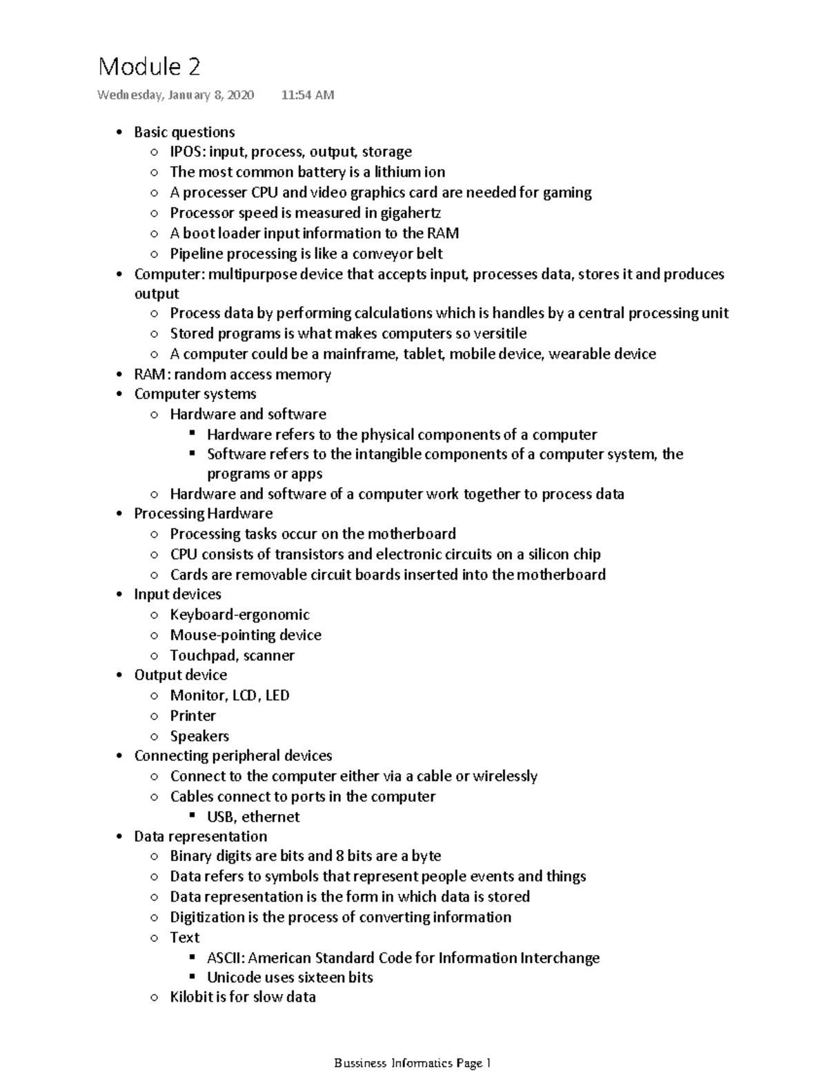 Bussiness Informatics - Warning: TT: undefined function: 32 Warning: TT ...
