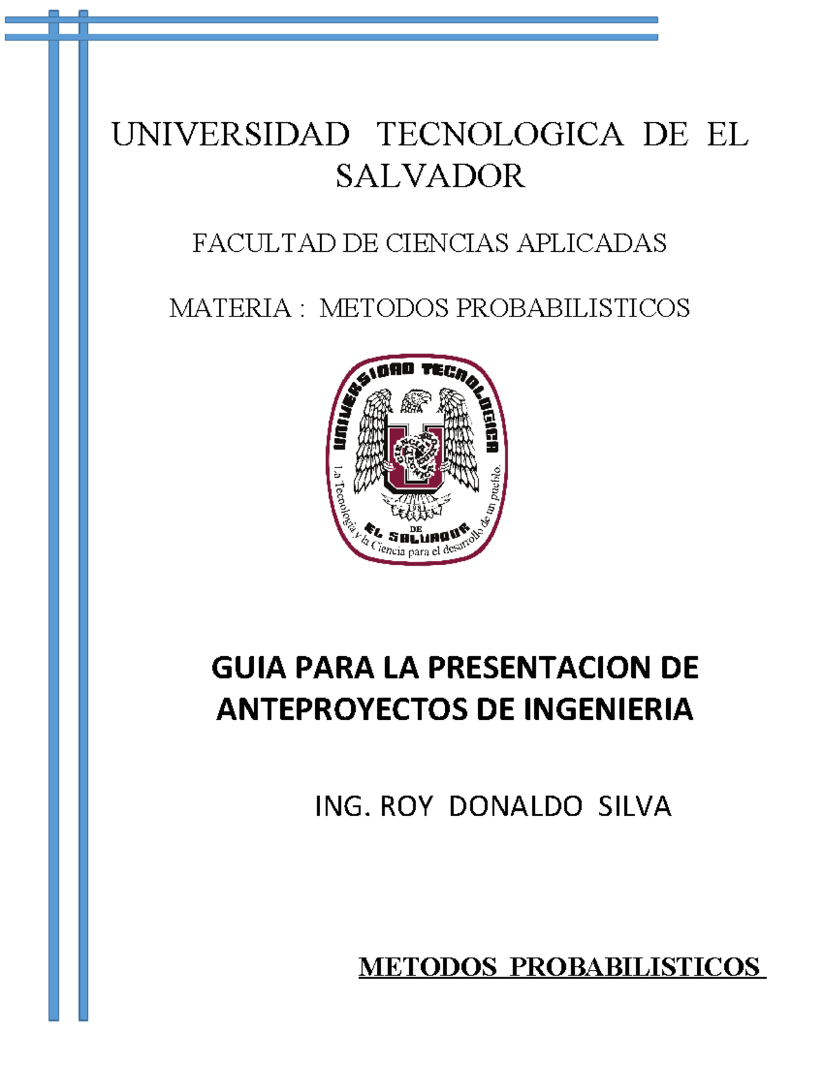 GUIA-PARA-LA- Presentacion DE Anteproyetos - GUIA PARA LA PRESENTACION ...