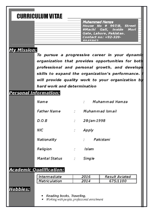 Return Forwarding Letter 2014 - Board Of Intermediate And Secondary 