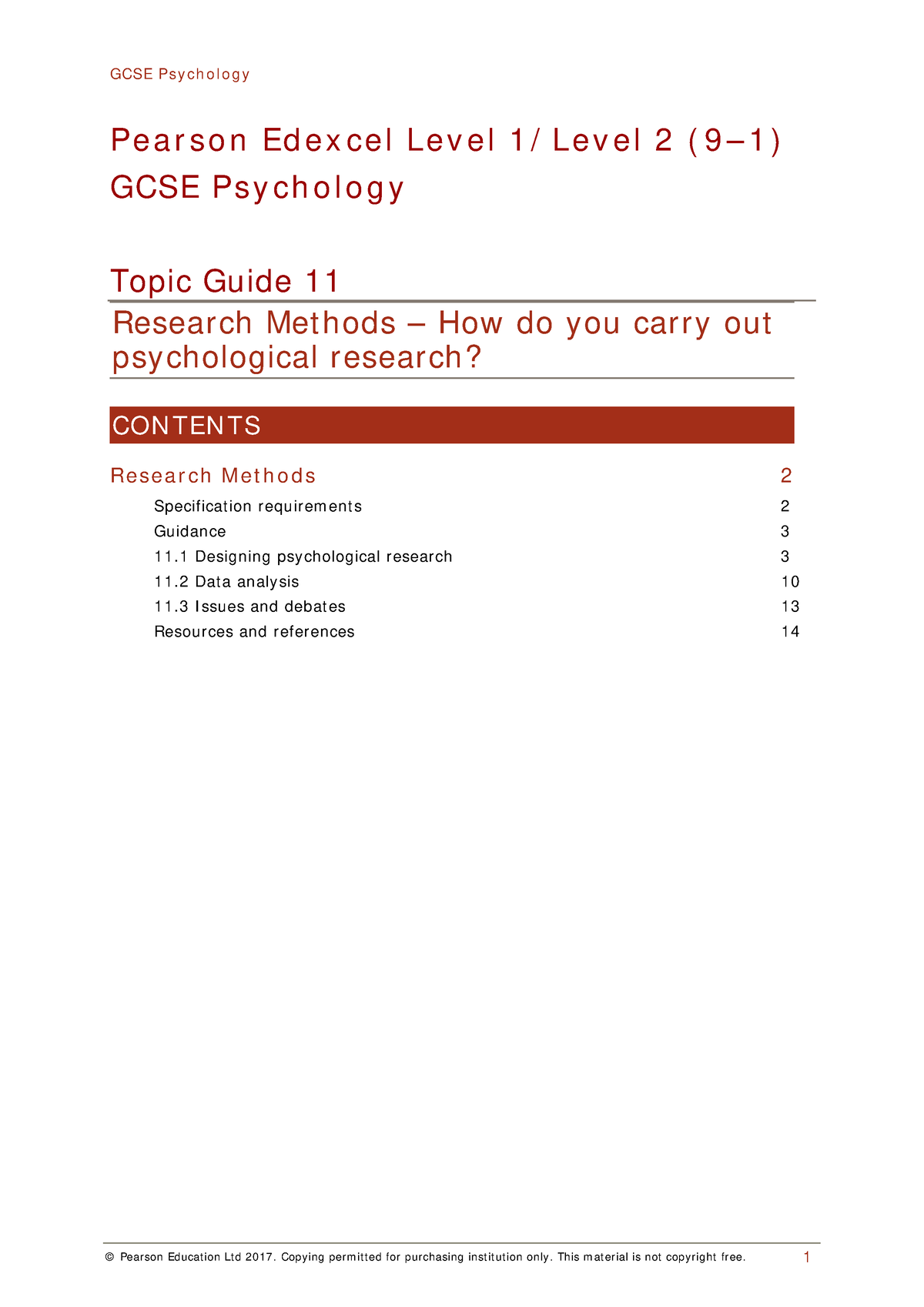 research methods in psychology pearson