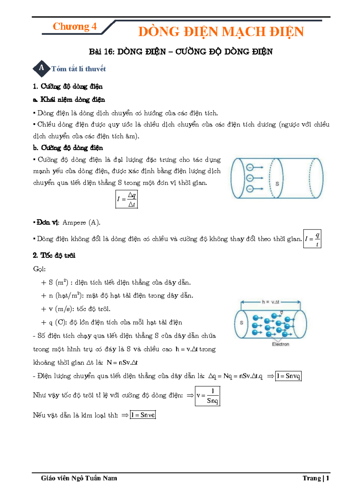 Cường Độ Dòng Điện Được Xác Định Bằng Gì?