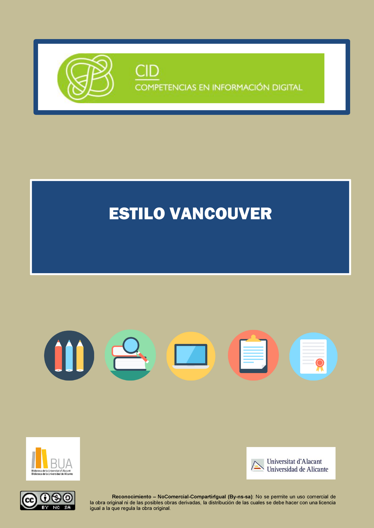 Estilo Vancouver Doctorado 2020 - pág. 0 SbbIBLIOTEA ESTILO VANCOUVER ...