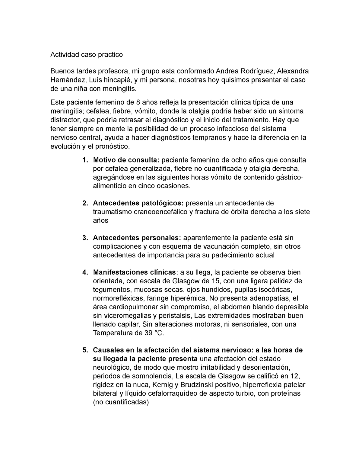 Actividad Caso Practico - Actividad Caso Practico Buenos Tardes ...