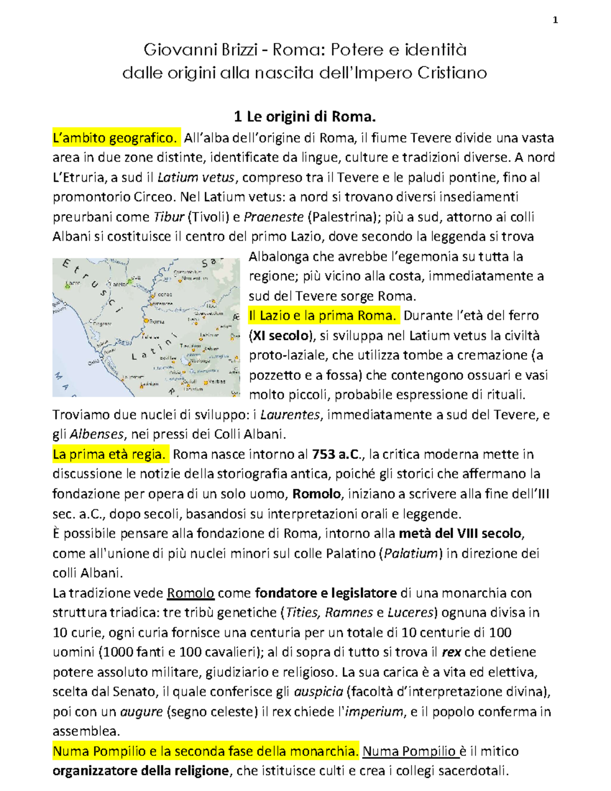 Domande Di Storia Romana Con Risposte