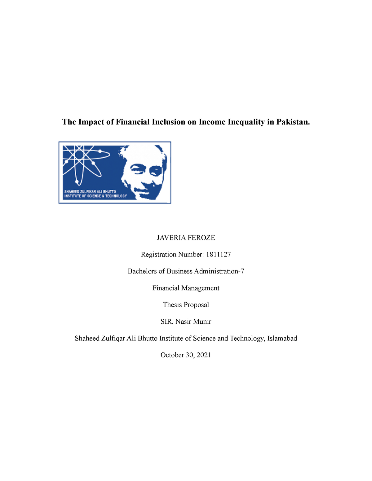 thesis on project finance