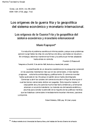 3- (Saval) Globalisation the rise and fall of an idea that swept the ...
