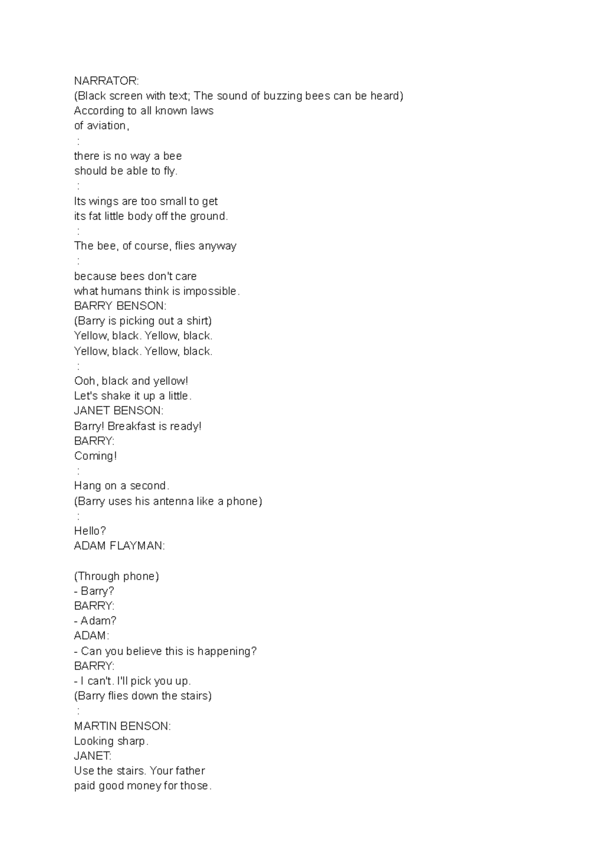 Edbtz-1101 Notes - NARRATOR: (Black screen with text; The sound of ...