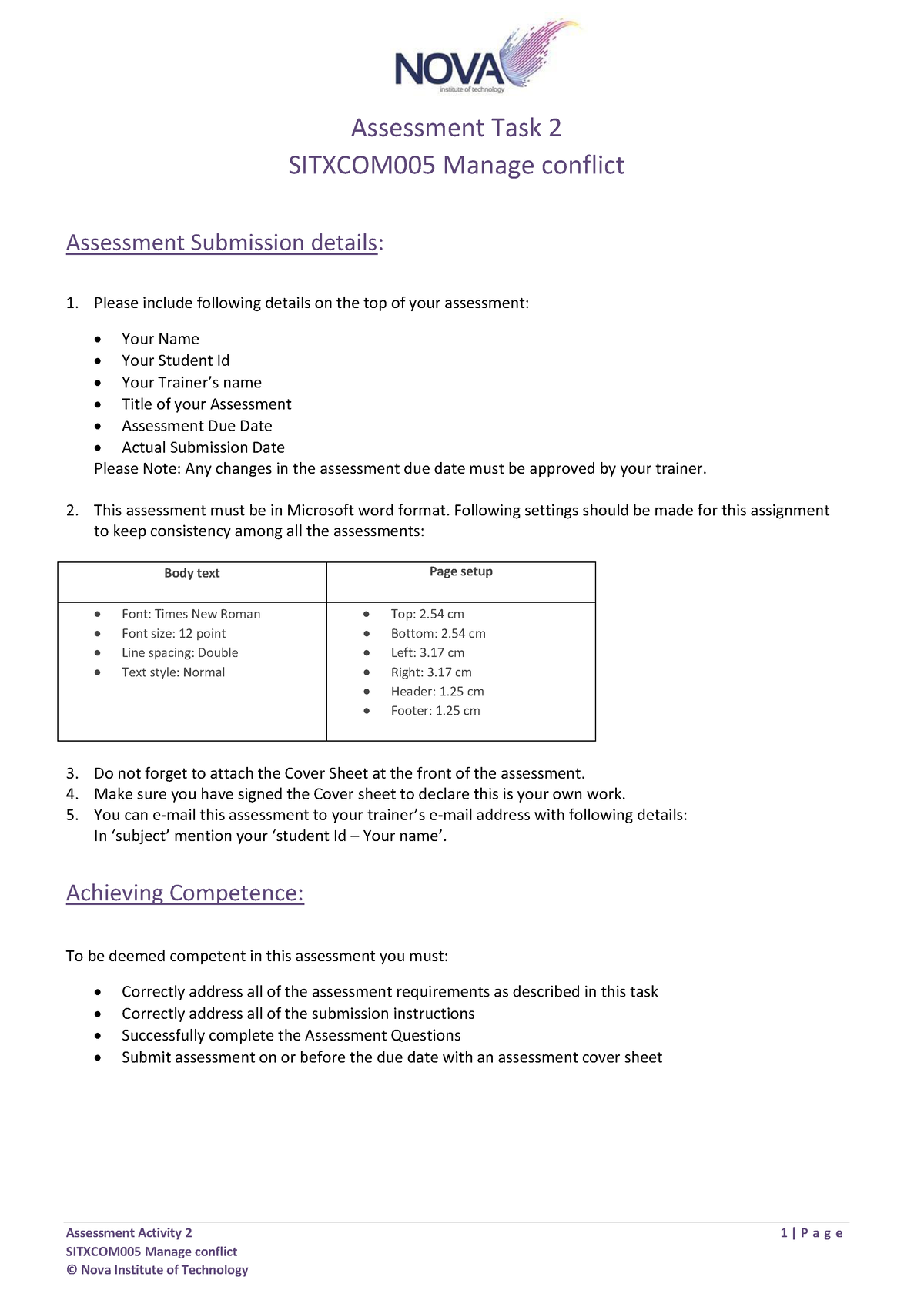 AT2- Sitxcom 005 - Assignment Of Commercial Cookery Certificate 3 And 4 ...