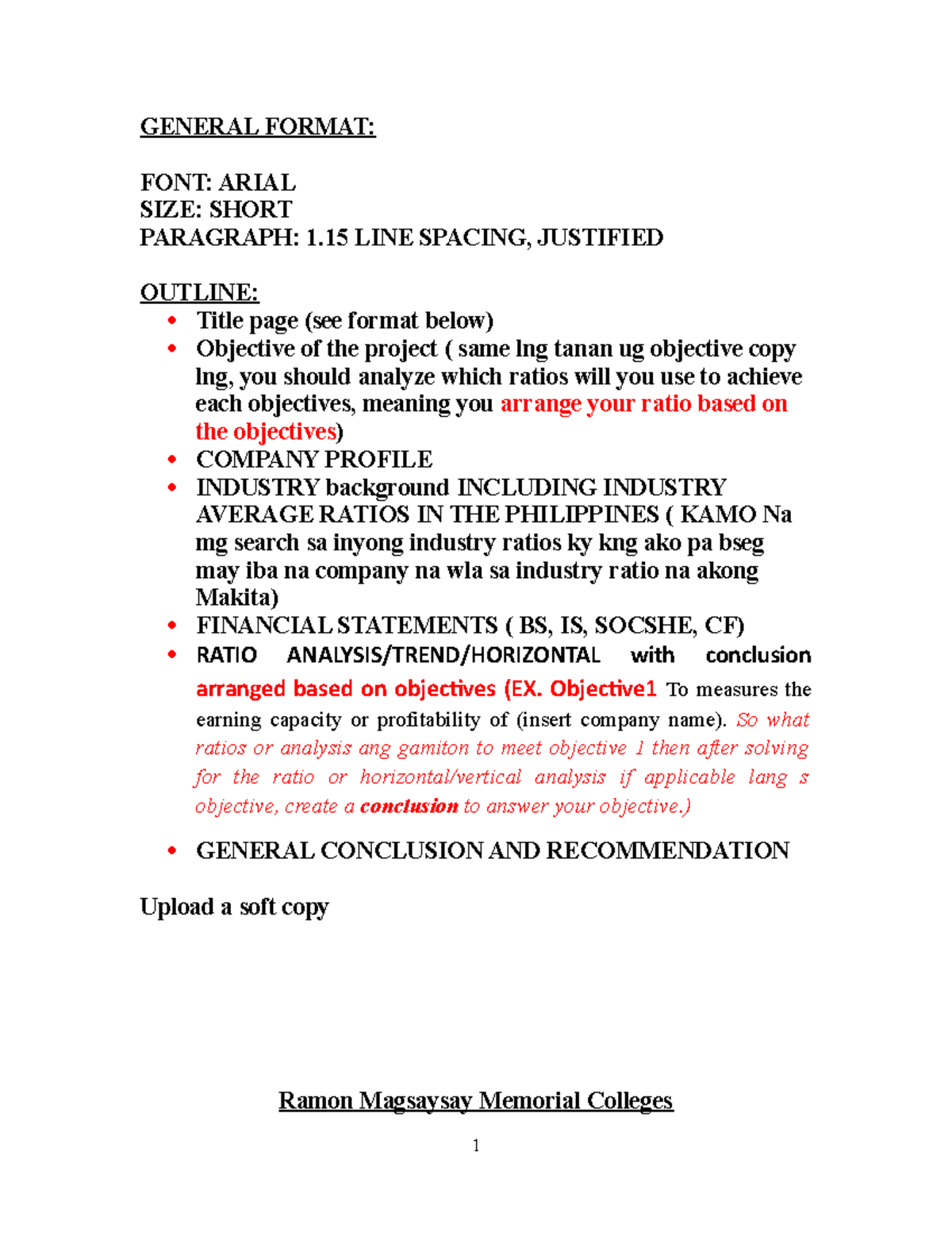 Research method - GENERAL FORMAT: FONT: ARIAL SIZE: SHORT PARAGRAPH: 1 ...