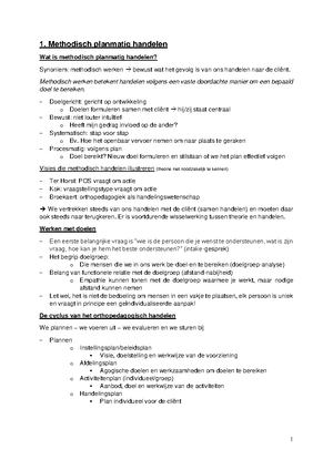 OHP cyclussen naast de regulatieve cyclus - Orthopedagogische ...