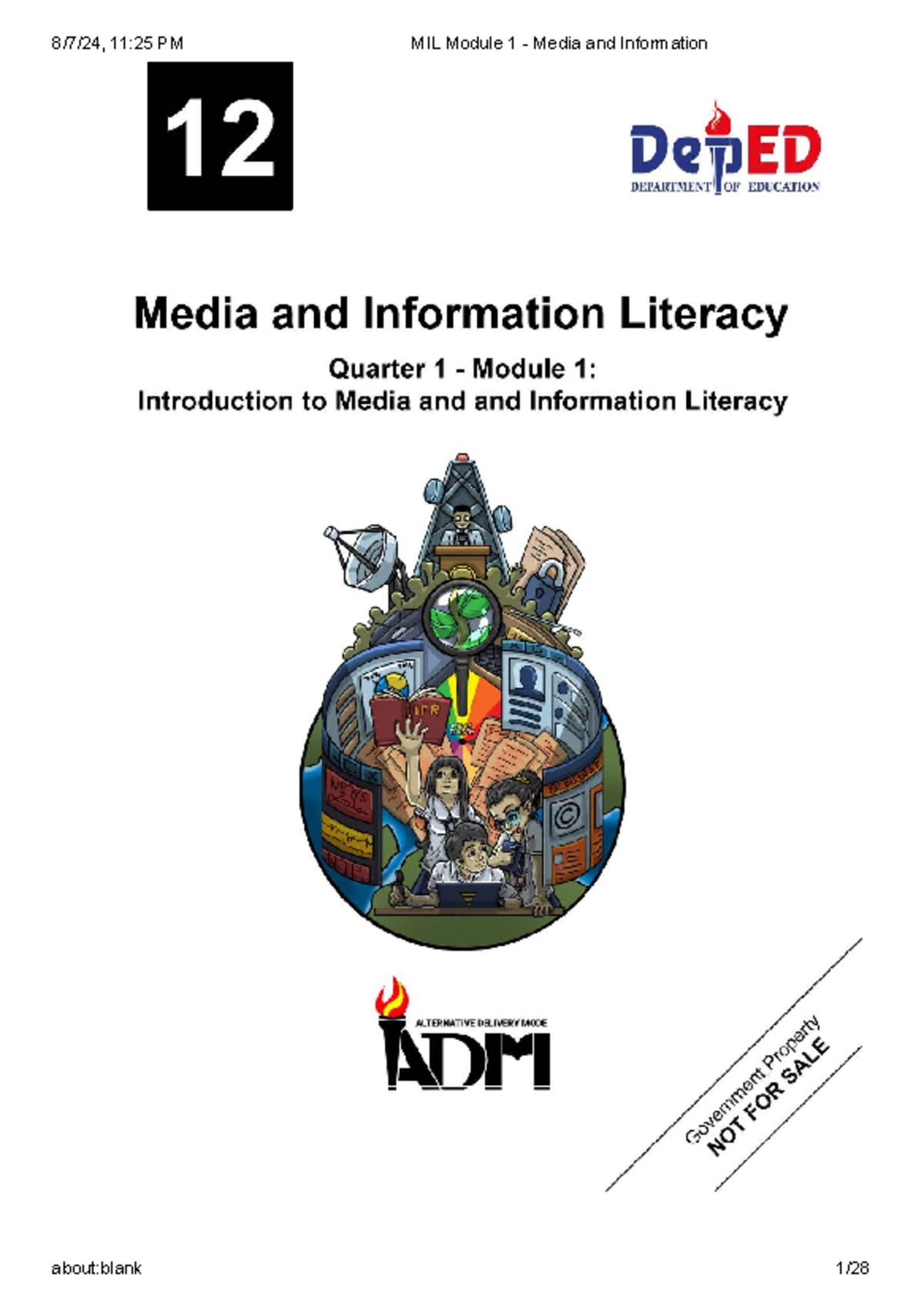 MIL Module 1 - Media and Information - Media and Information Literacy ...